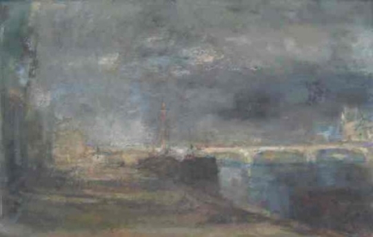 Meudon. 1950-1959. Huile sur toile. 73 X 46 cm. Coll. particulière
